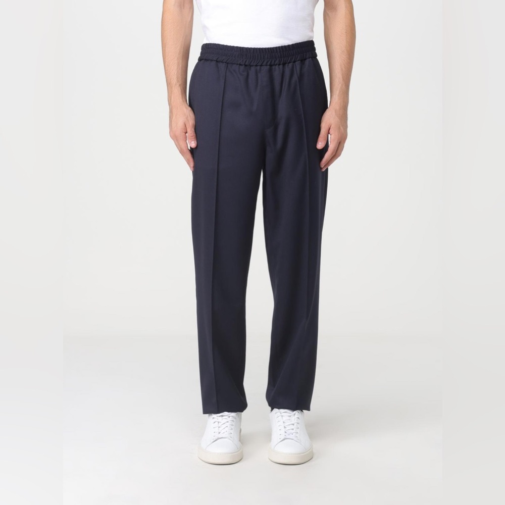 NEW A.P.C. Cotton Elastic Drawstring Pintuck Pants (Size XS)